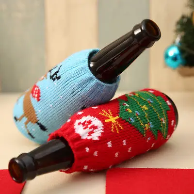Рождественские подарки Jingle Bell декоративная крышка для винной бутылки