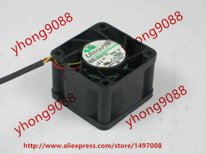 Вентилятор охлаждения сервера Nidec W40S12BGA5 53 T17 DC 12V 0.40A 40x40x28 мм|square fan|server fandc fan 12v |