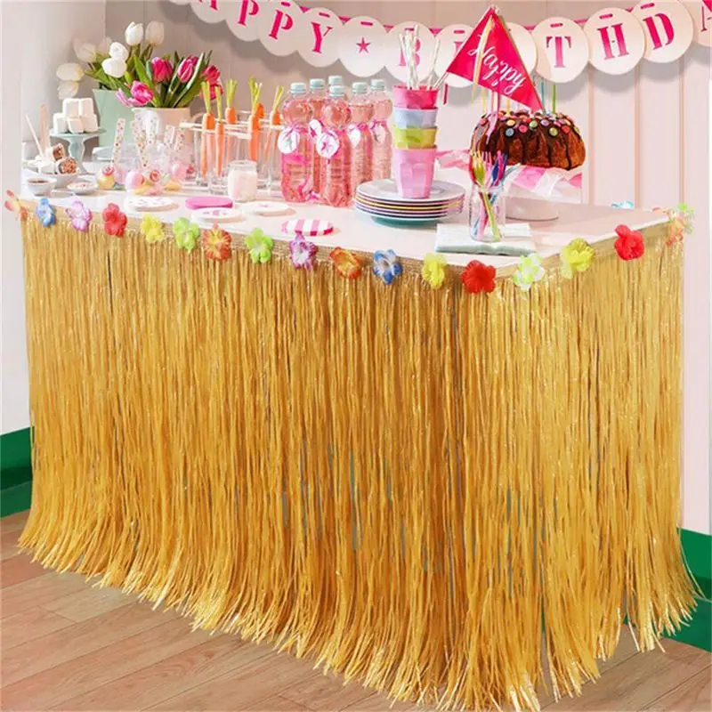 Гавайский Стиль Юбка для стола домашего обеденного юбка Сделай Сам фестиваль