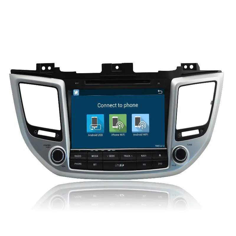 Aoluoya IPS RAM 2 ГБ + 32 Android 7 1 Din Автомобильный Радио DVD GPS плеер для Hyundai IX35 Tucson 2016 стерео