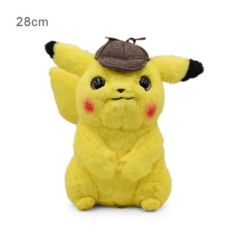 Pikachu Пикачу плюшевая игрушка Jigglypuff Charmander Psyduck Gengar игрушки "снорлакс" фильм детектива милый Аниме Кукла Детская подарок на день рождения - Цвет: Pikachu