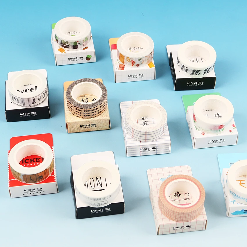 1 шт. декоративная лента для дневника 7 м|scrapbooking masking tape|washi tapedecorative tape |