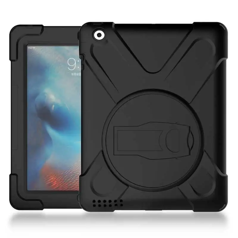 Водонепроницаемый силиконовый защитный чехол накладка для iPad4 3 2 Противоударная