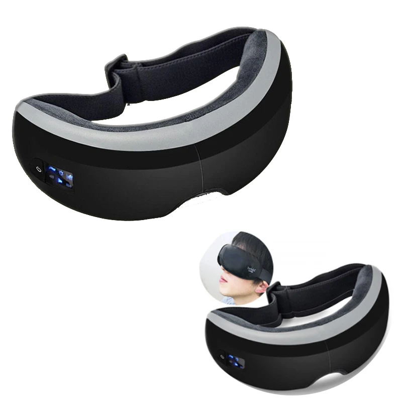 Классный беспроводной массажер для глаз воздушный компрессионный с музыкой