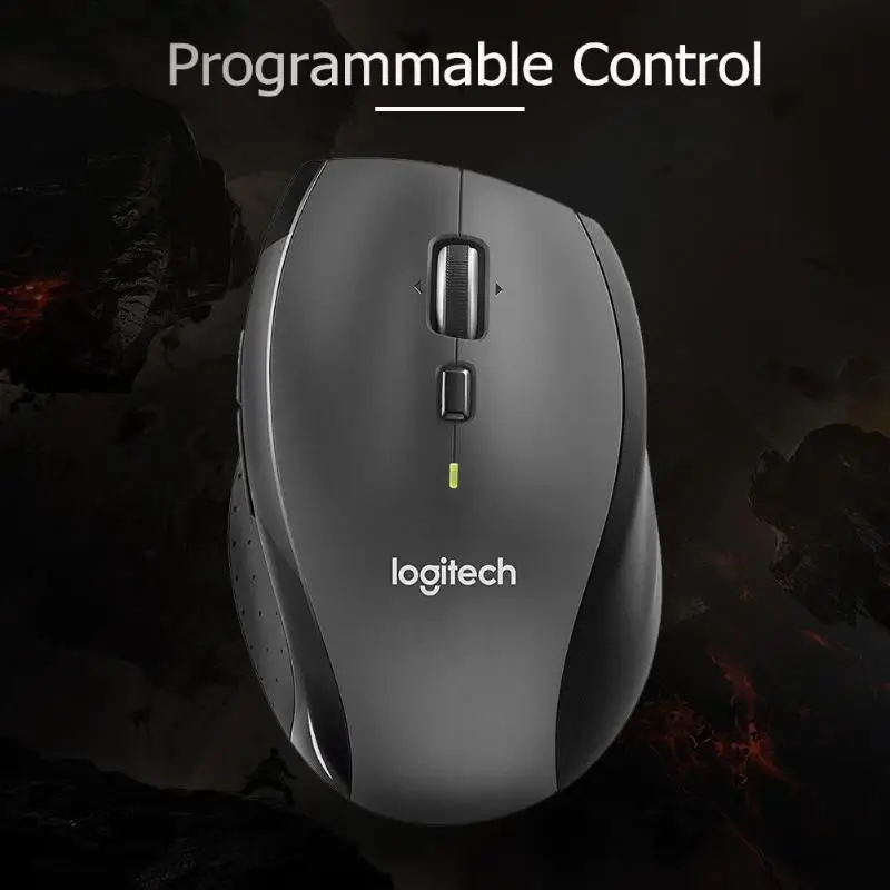 Мышь Logitech M705 беспроводная 2 4 ГГц 3 года автономной работы USB-приемник 1000fpi 8 кнопок