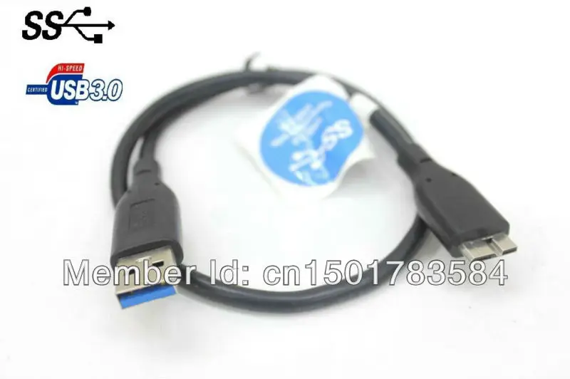 Подлинная W цифровой USB 3 0 микро кабель 18 &quotчерный (USB к Micro B) для Western Digital My Passport