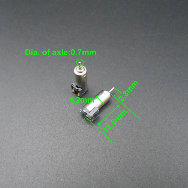 20шт х DC 3-5 V моторы DC3V 3,7 V 5 V Миниатюрный Микро Мотор 20000 ОБ/мин 20mA 0,6g = 0,7 мм 20000 RPM 20 шт./лот 0,6 г* FD046X20