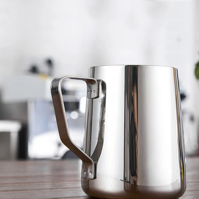 

Stainless Steel Frothing Jug Espresso Coffee Pitcher Pull Flower Cup Barista Craft Coffee Latte Milk Frothing Pitcher Coffee Acc