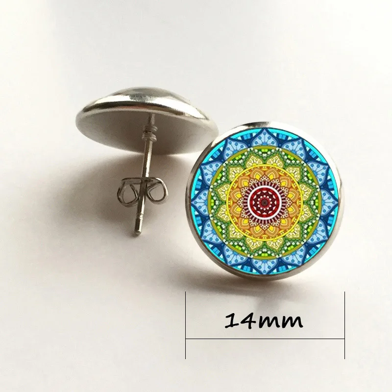 Винтажные богемные стильные женские священные серьги Геометрия Мандала