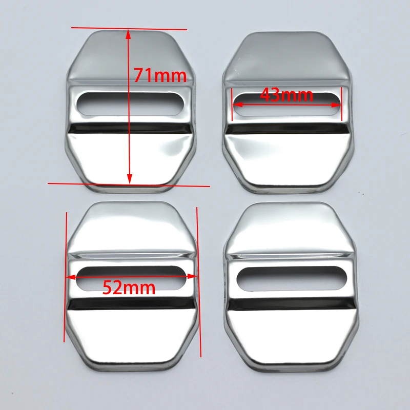 4 шт. авто корпус стальной дверной замок Пряжка Защитная крышка для Mercedes-Benz benz E-class