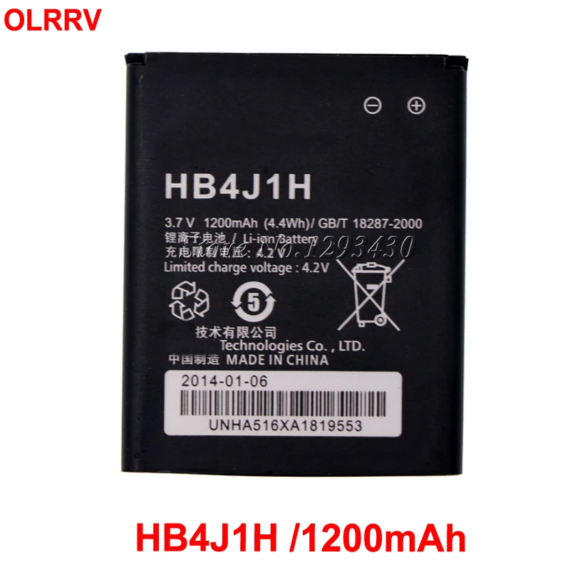 HB4J1H 1200mAh Высокое качество батарея для Huawei Ascend Y100 U8185 мобильный телефон|battery for