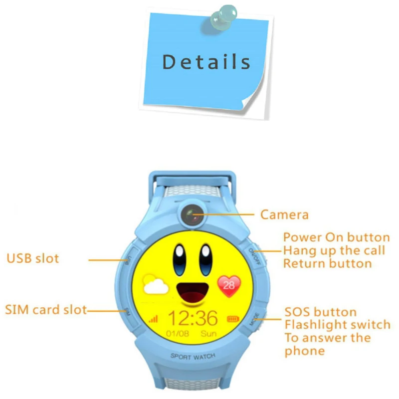 Q360 дети Смарт часы с Камера gps WI FI местоположение ребенка smartwatch SOS Anti Потерянный