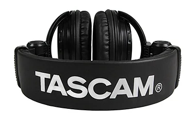 Tascam TH-02 закрытые задние студийные наушники черные с мягким оголовьем и амбушюрами студийные наушники с монитором для записи