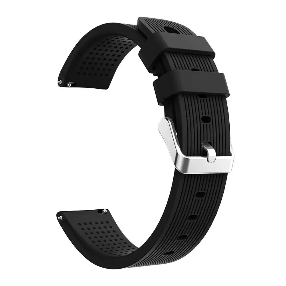 20 мм ремешок для часов Силиконовый ремешок для samsung gear sport S2/S4 Galaxy Watch 42 мм для huami amazfit ремешок Bip для huawei Watche 2