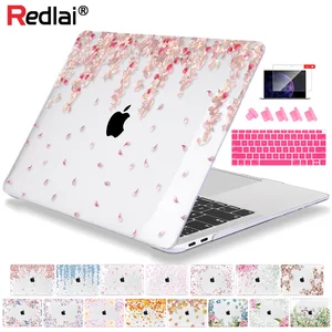 Чехол Redlai для MacBook Air, 13 дюймов, A1932, A2179, A2337, 2020 Pro, Retina 13, 15, 16, с сенсорной панелью, A2141, A2338, A2251