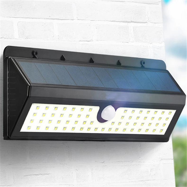 Солнечный свет Led Солнечная энергия уличная Солнечная лампа треугольник Водонепроницаемый IP65 индукция человеческого тела для сада Открытый Lampara Солнечный