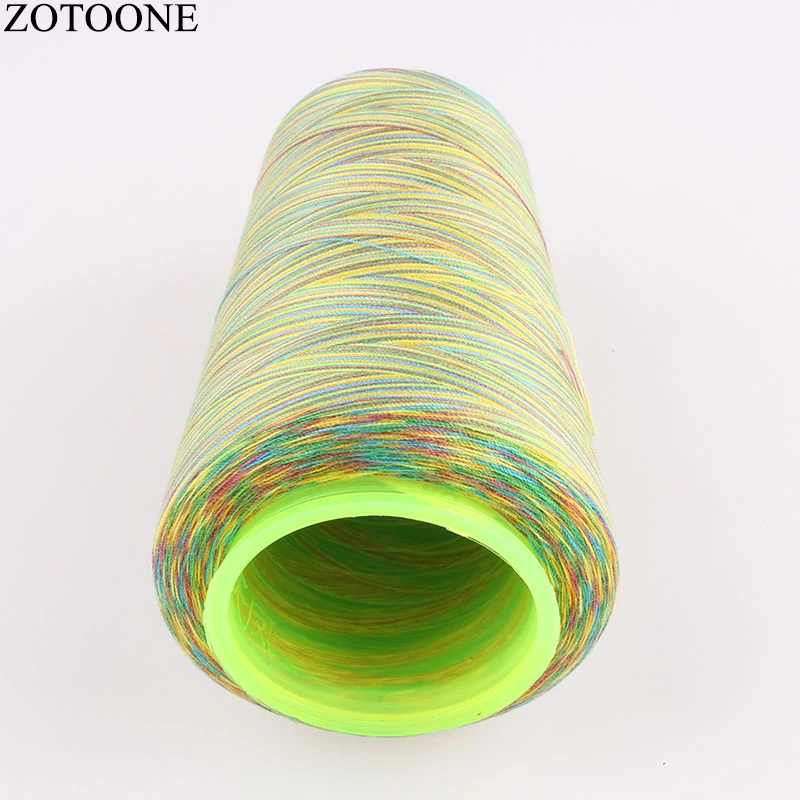 Швейные нити ZOTOONE для рукоделия 3000Y разноцветные 40S/2 вышивки промышленные оверлок