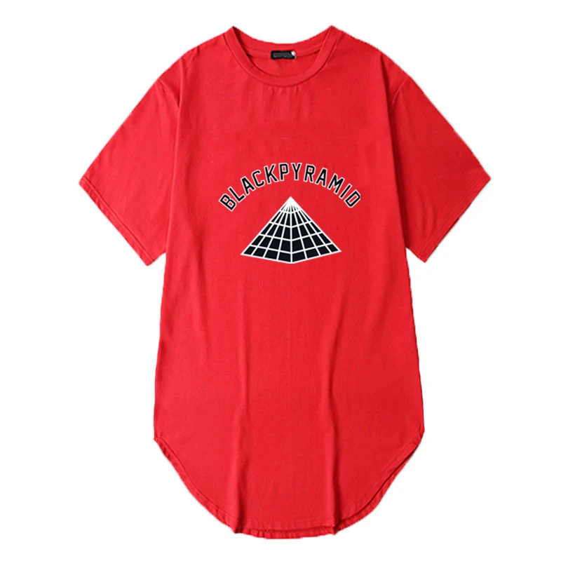 New Arrivals High Street T Shirt Men BLACK PYRAMID Hip Hop T-Shirts Chris Brown Brand Short Sleeves Cotton Extend Tour Tee Tops | Мужская
