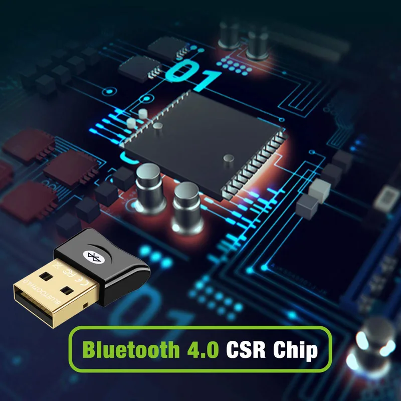 Беспроводной USB Bluetooth адаптер ПК Bluetooth ключ CSR 4,0 мини аудио приемник высокоскоростной Bluetooth передатчик для компьютера ПК