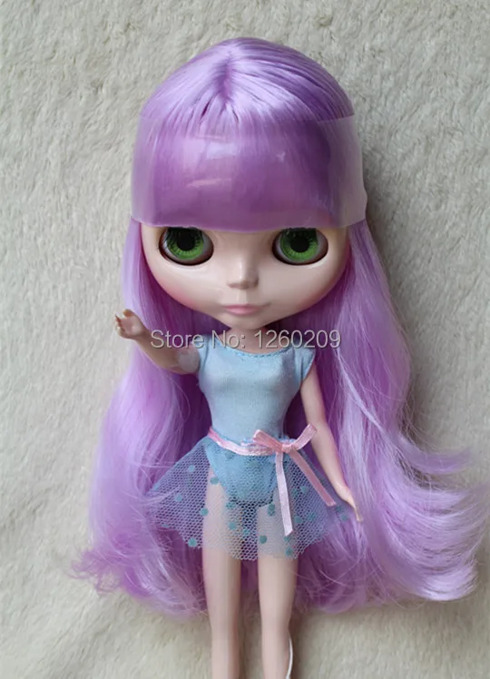 Blyth Обнаженная кукла Blythedoll с фиолетовыми волосами прямо фабрики подходит для