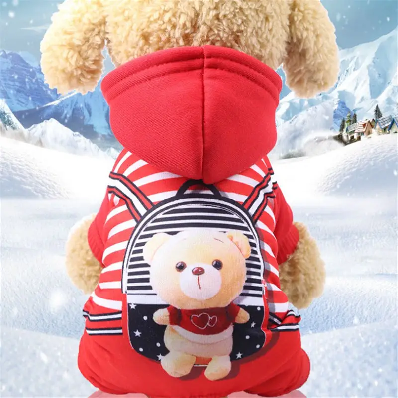 

Dog Clothes Jacket Coat Dot Winter Warm Cat Dog Hoodies Pet Clothes Cotton Costume for Small Medium Dogs Chihuahua Pet Products