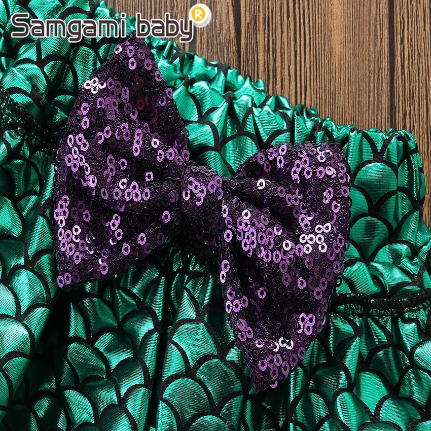 Комплект одежды SAMGAMI для маленьких девочек Летний комбинезон с коротким рукавом +
