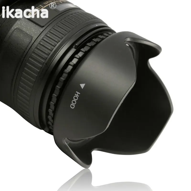 Реверсивная лепестковая Бленда 55 мм для Sony Alpha A55 A65 A77 A57 A37 A99 A6300 A6000 A5100 A5000 HX300 HX400 H400