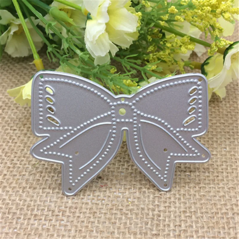 Галстук-бабочка в форме банта металлические режущие штампы фотоальбом карточка