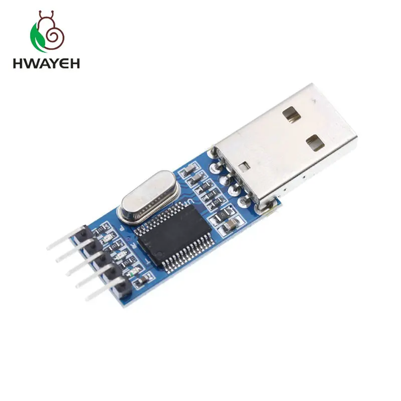 Модуль адаптера преобразователя PL2303 USB в RS232 TTL с пылезащитной крышкой PL2303HX для