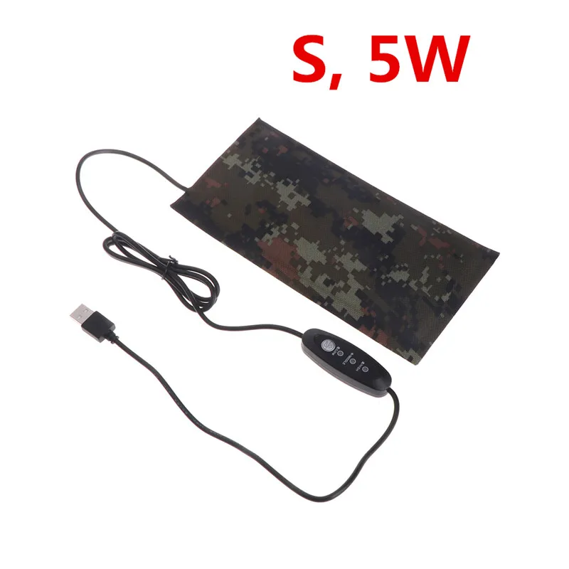 S with controller Pet USB контроллер нагревательный коврик 5 Вт/7 Вт рептилия Регулируемая теплая постоянная температура водонепроницаемый кровать для черепах змей W20 - Цвет: S with controller
