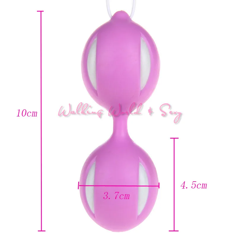 Female Smart Duotone Ben Wa Ball Weighted Kegel Vaginal Tight Exercise Machine Vibrators Toys For Women Adult Erotic | Красота и