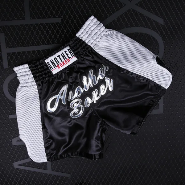 Мужские боксерские трусы mma с сублимированным принтом, шорты для фитнеса, кикбоксинг, муай-тай, шорты для спортивного зала - Цвет: Style 1