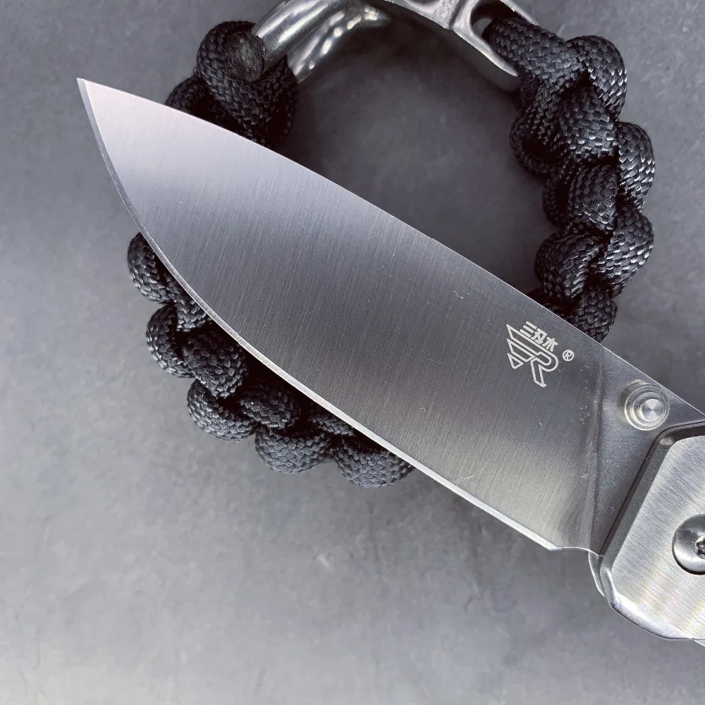 SANRENMU 7096 карманный складной нож 12c27 стальной для охоты кемпинга выживания Edc
