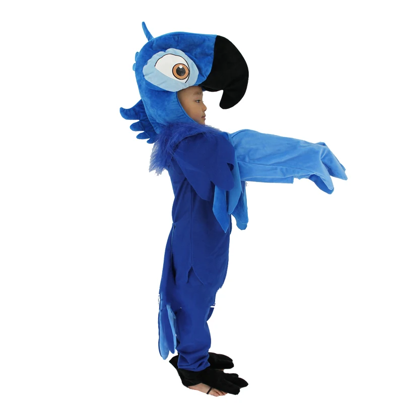 Детский костюм для косплея Голубой попугай |