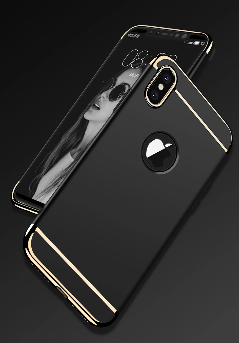 WuKong Роскошный 360 Полное защитное Плакирование Телефон чехол для iPhone 7 6 6s 8 Plus X чехол для iPhone X 8 7 6 6s Plus чехол оболочка