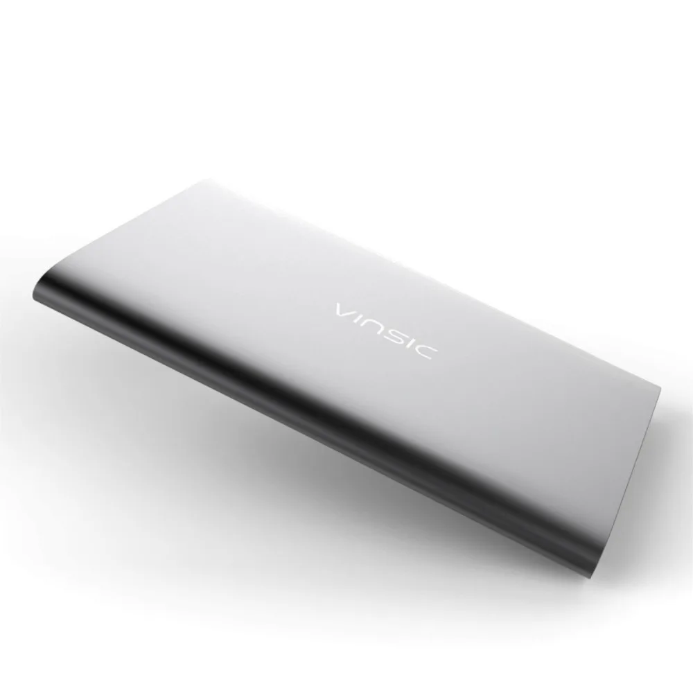 Vinsic 20000 мАч Запасные Аккумуляторы для телефонов Dual USB Портативный внешний Батарея