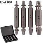 4 шт. Столярный Винт экстрактор сверла легкая направляющая набор для удаления сломанных болтов ручной инструмент 1 #2 #3 #4 #