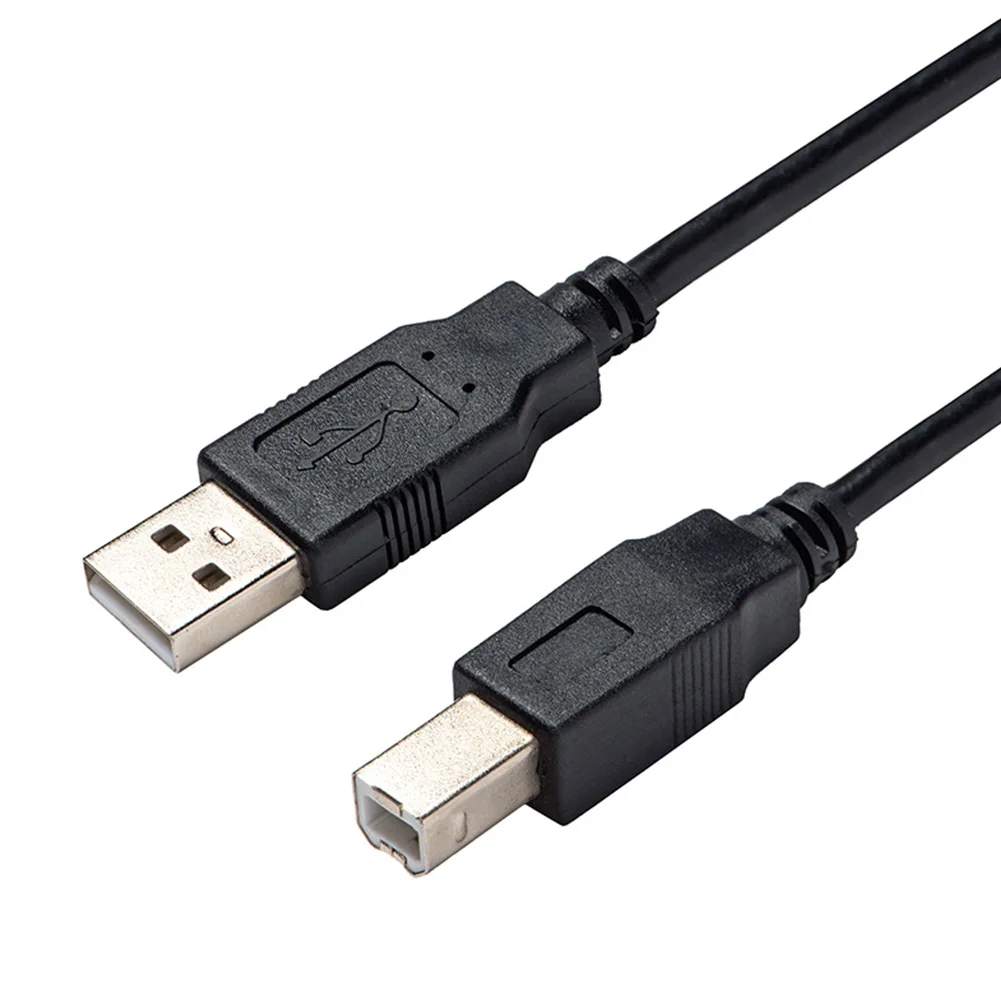 1 м профессиональный черный USB печатная линия 2 0 Провод A до B высокоскоростной