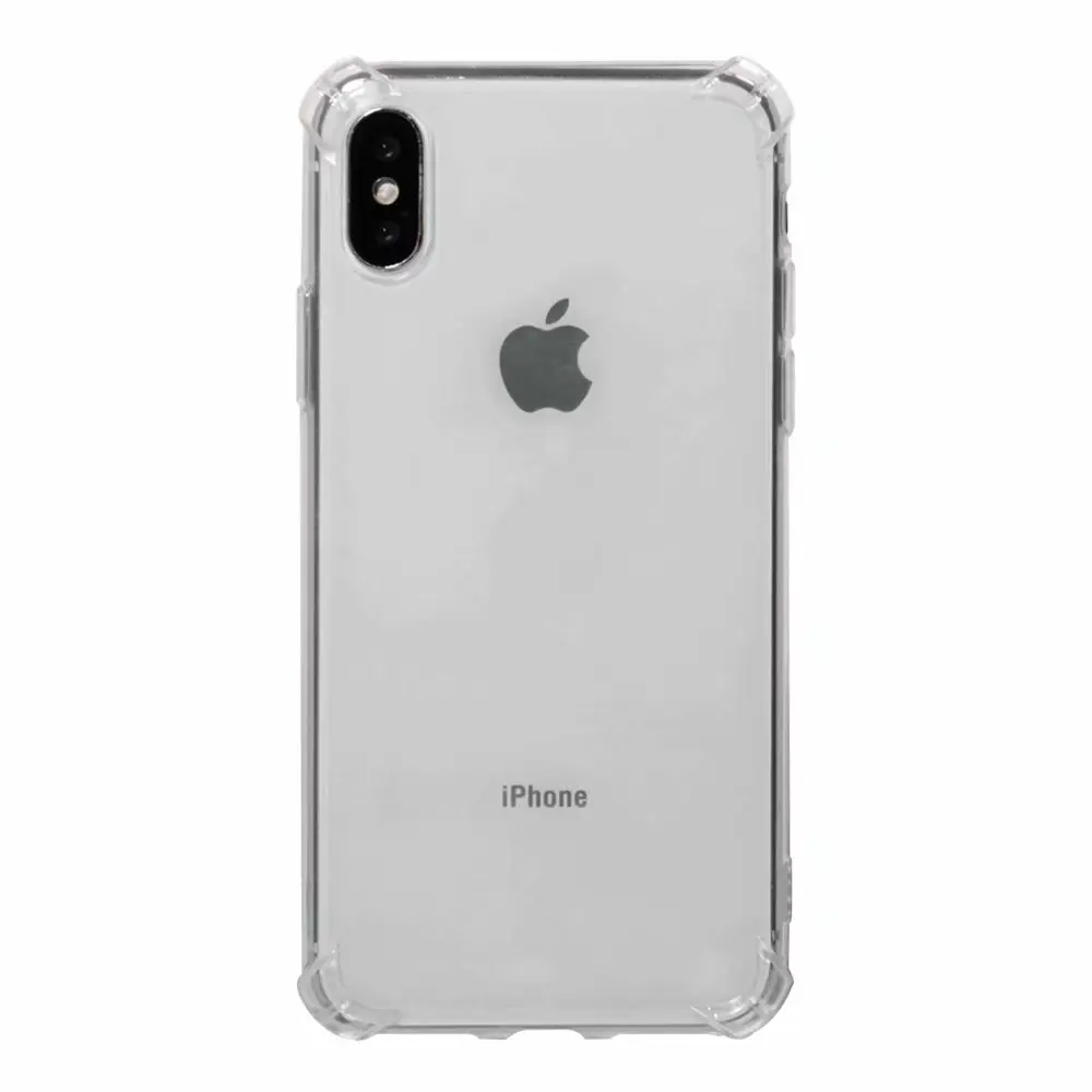Прозрачные телефонные чехлы для Coque iPhone 7 plus Apple 8 6 6s TPU чехол телефона xr X Xs max Xr
