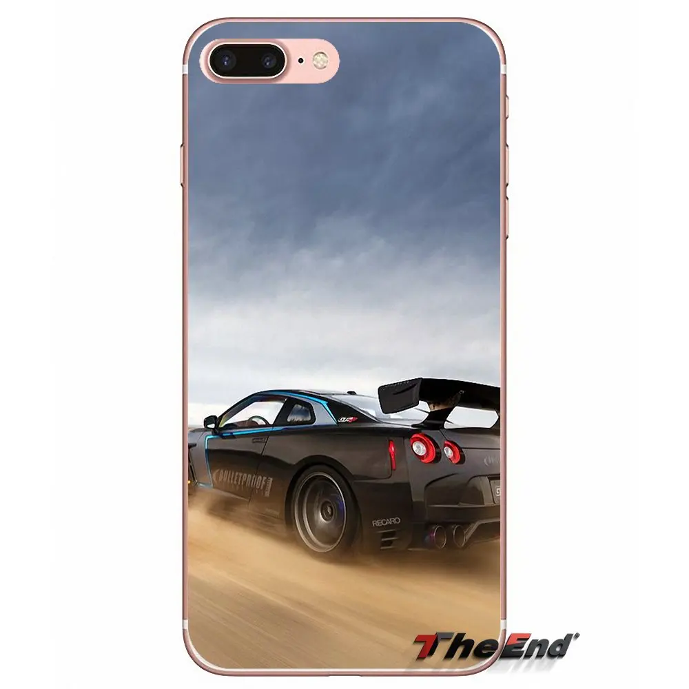 Для Apple iPhone X 4 4S 5 5S SE 5C 6 6S 7 8 Plus 6Plus 7plus 8plus Fundas Coque модный JDM автомобильный NISSAN GTR чехол