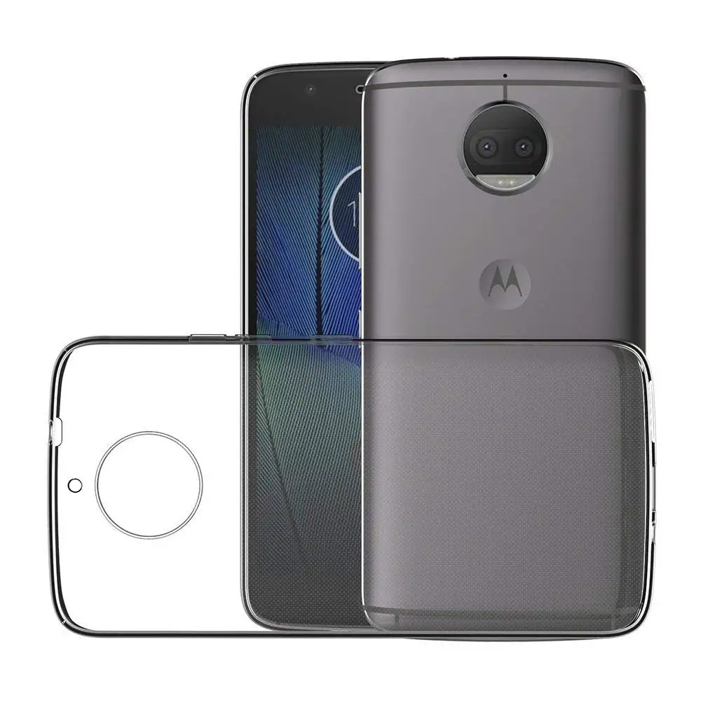 Для Motorola Moto G5s plus 5 дюймов ультра тонкий мягкий Силиконовый ТПУ резиновый гелевый