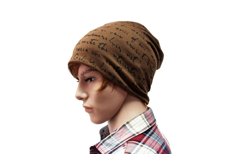 VISNXGI, новинка, осенние модные Мешковатые шапочки с буквами, унисекс, хлопковые теплые зимние шапки для женщин, хип-хоп, мужская шапка