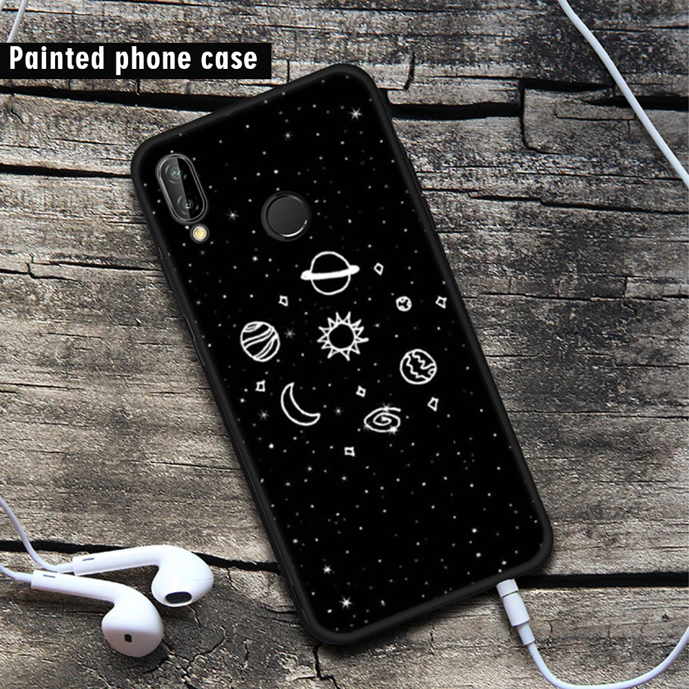 Heart Pattern TPU Back Cover Cases For Huawei Mate 10 Lite Pro Y9 2018 Enjoy 8 Plus Nova 2i Space Rose Case Honor 9 |
