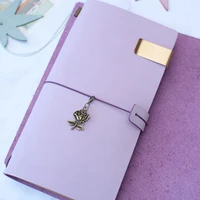 new diary notebook handmade genuine wax leather notebook replaceable stationery gift journal sketchbook planner