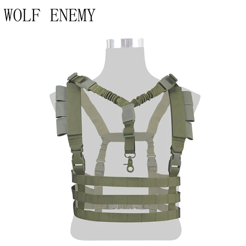 Военный тактический жилет для страйкбола с системой Molle низкопрофильная