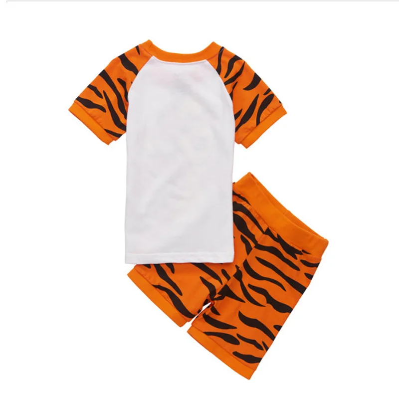 Детская Пижама с героями мультфильмов летняя мультяшная пижама в форме тигра