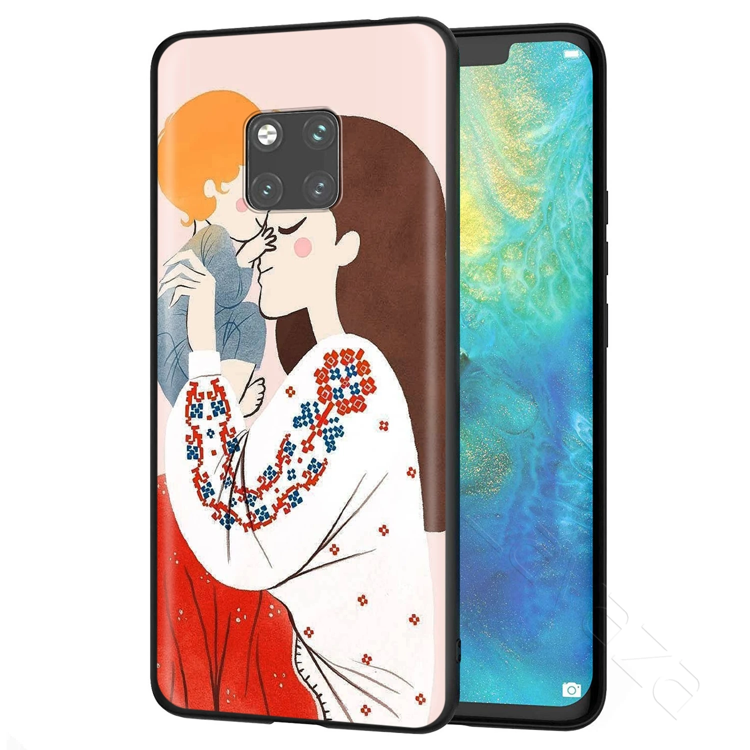 Мягкий красивый чехол Lavaza для мамы и ребенка Huawei Mate Y7 Y9 P8 P9 P10 P20 P30 P40 Max Lite Pro P Smart Mini |
