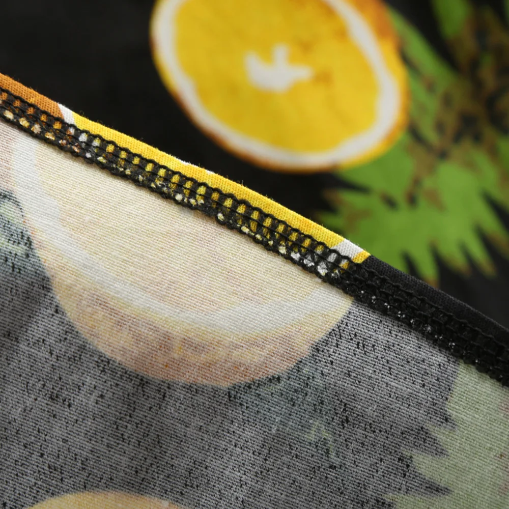 Платье Kenancy женское винтажное с принтом лимона в стиле ретро на весну и лето