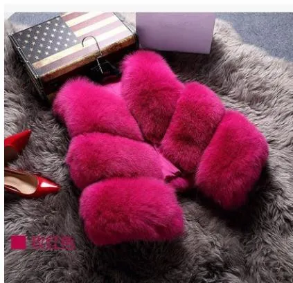 Меховой жилет брендовые новые женские короткие жилеты из искусственного меха