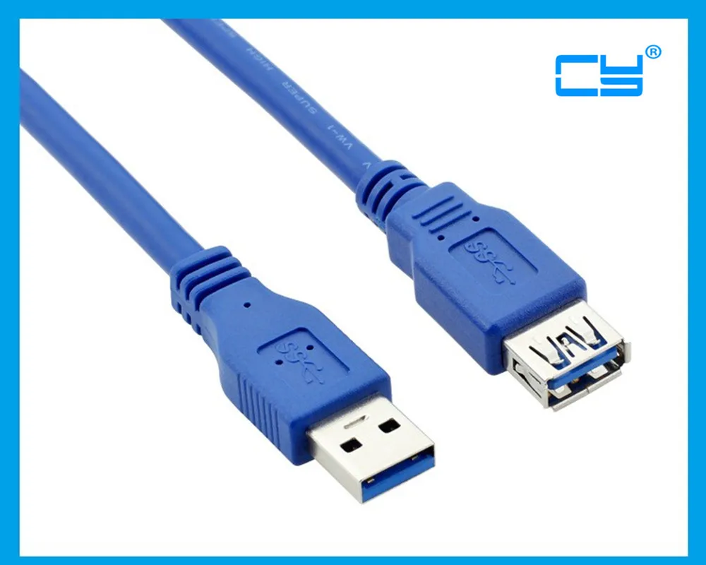 Удлинительный Кабель USB 3 0 A папа AM мама AF USB3.0 1 м 100 см|Компьютерные кабели и